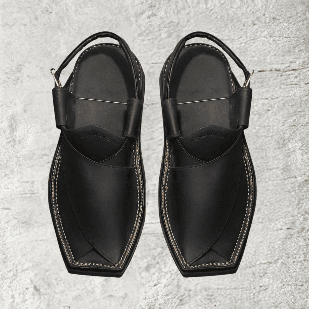 Black Kaptan Chappal