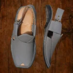 Buckle fastening detail on the Danedar Peshawari Bera Chappal