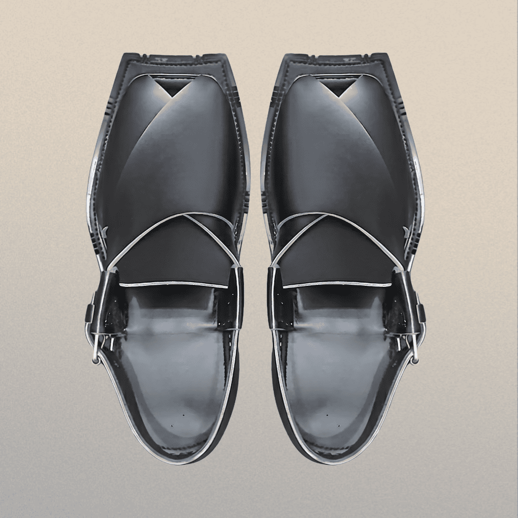 Karachi Gizri Black Chappal