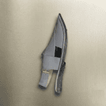 Buckle strap detail on the Grey Peshawari Bera Chappal