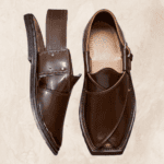 Side profile of the Band Kohati Chappal handcrafted Kohati sandal