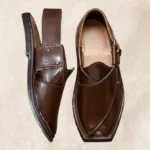 Side profile of the Band Kohati Chappal handcrafted Kohati sandal