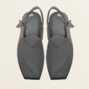 Grey Kaptan Chappal