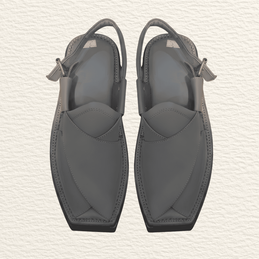 Grey Kaptan Chappal