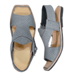 Side profile of the Peshawari Band Panjedar handcrafted Peshawari sandal
